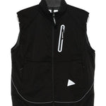 Gilet imbottito alpha in nero And wander - uomo 