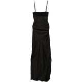 Abito combo slip in nero Rick Owens - donna 