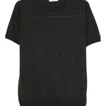 T-shirt girocollo in grigio Kangra - uomo 