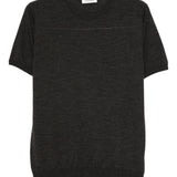 T-shirt girocollo in grigio Kangra - uomo 