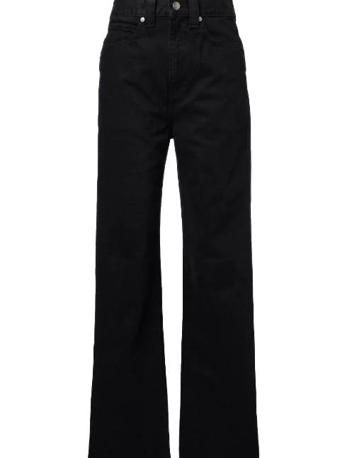 Jeans Bonnie con cinque tasche in nero Khaite - donna 