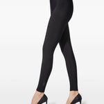 Leggings a vita alta in nero Wolford - donna 
