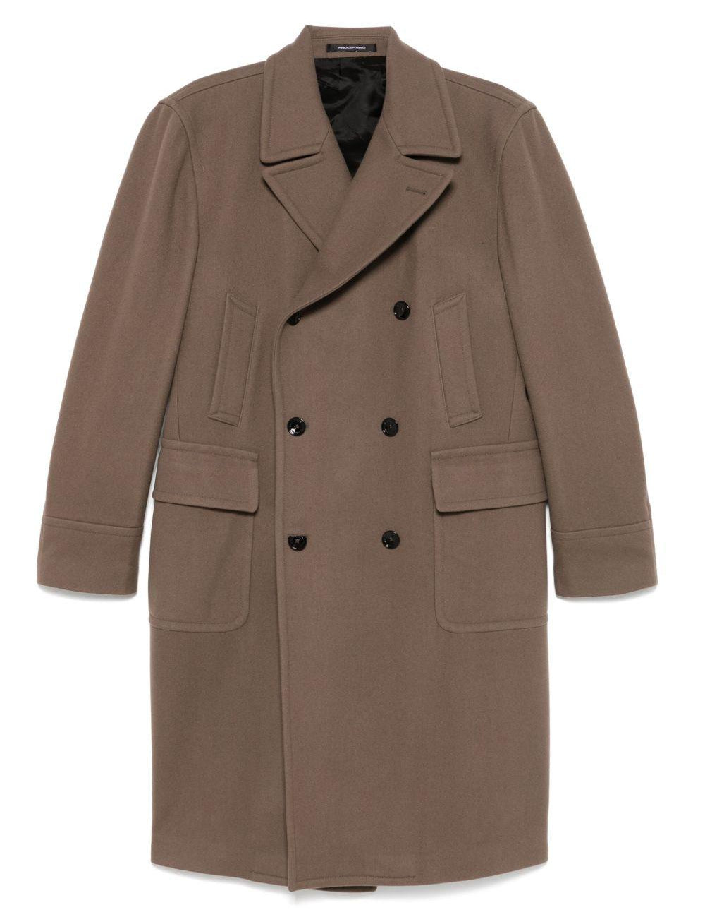 Cappotto doppiopetto in marrone Tagliatore - uomo 