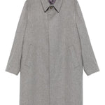 Cappotto con taschini a toppa e bottoni in grigio Lardini - uomo 