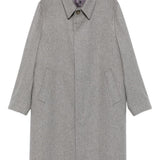 Cappotto con taschini a toppa e bottoni in grigio Lardini - uomo 