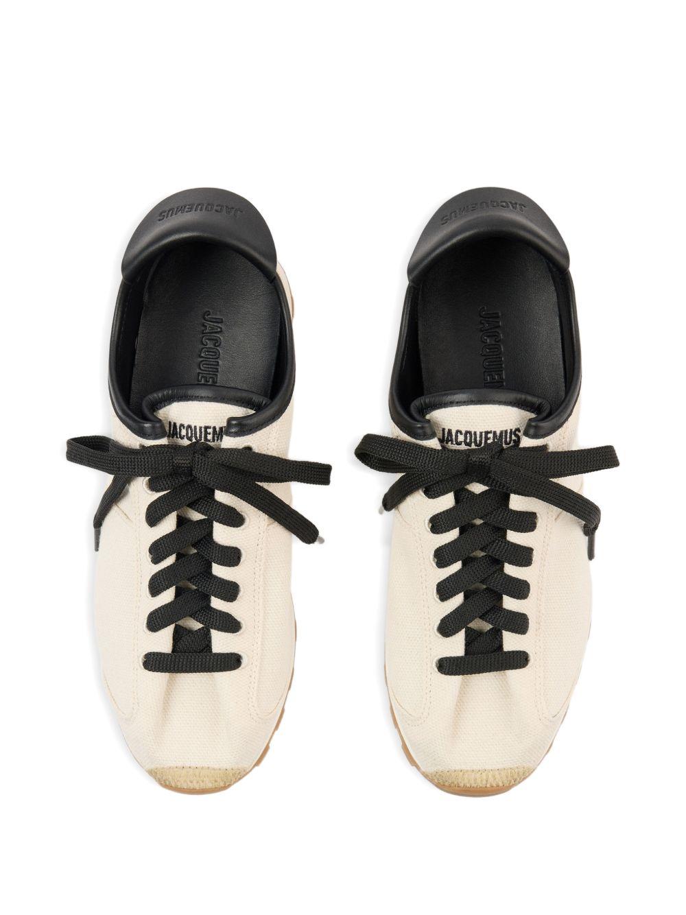 Sneakers in pelle in avorio Jacquemus - donna 