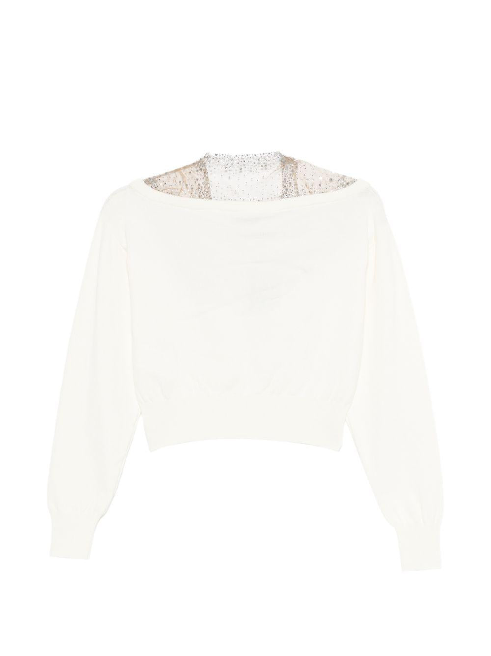 Cardigan con dettagli in bianco Giuseppe Di Morabito - donna 