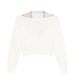 Cardigan con dettagli in bianco Giuseppe Di Morabito - donna 