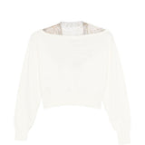 Cardigan con dettagli in bianco Giuseppe Di Morabito - donna 
