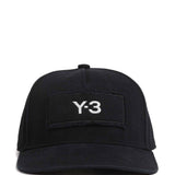 Cappello con applicazione logo in nero Y-3 - uomo 