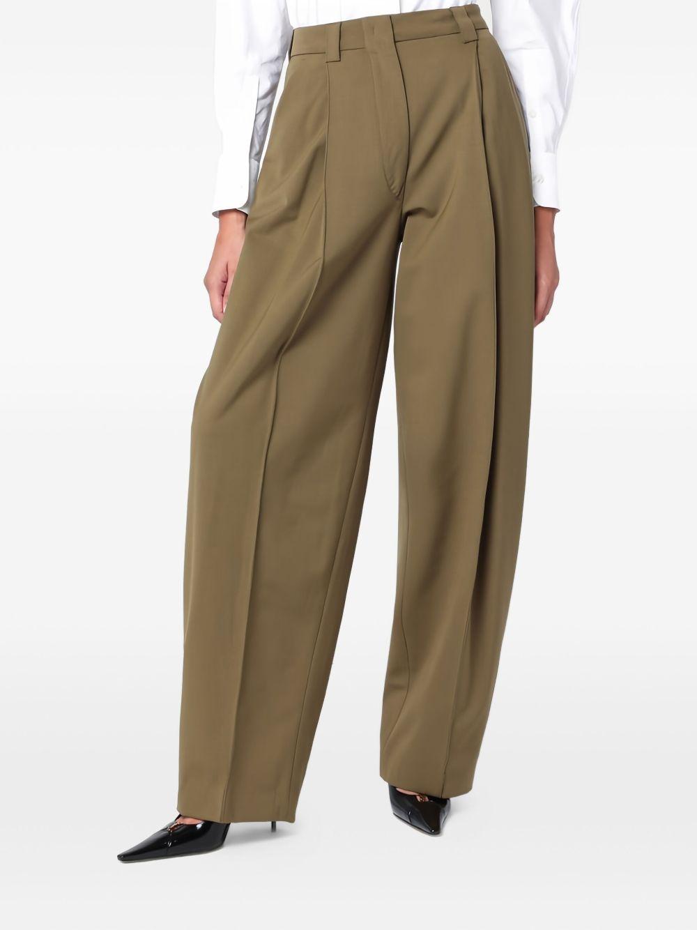Pantaloni con pinces in marrone THELATEST - donna 