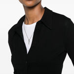 Camicia a maniche lunghe in nero 
