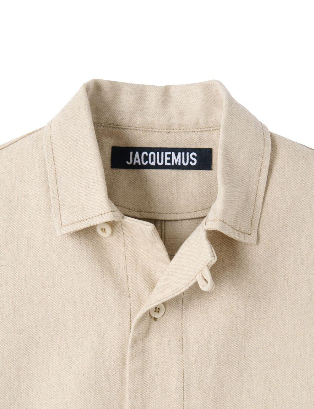 La chemise paysan de-nime in beige Jacquemus - uomo 