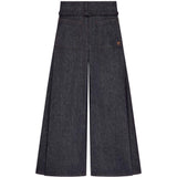 Pantaloni a palazzo con cintura in grigio Courrèges - donna 