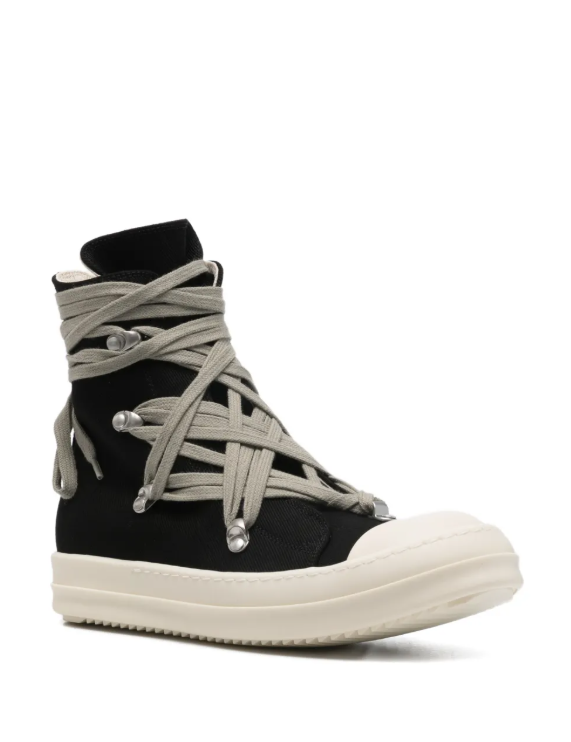 Sneakers megalace in nero Rick Owens Drkshdw - uomo 