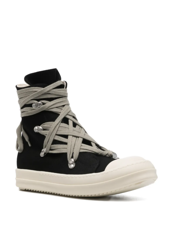 Sneakers megalace in nero Rick Owens Drkshdw - uomo 
