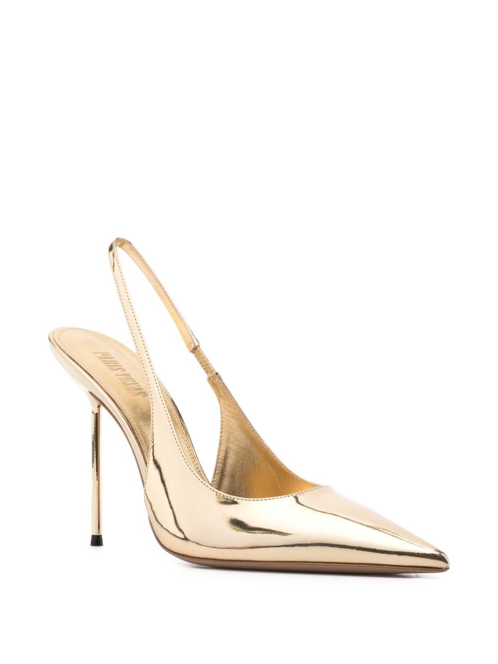 Decollete con cinturino lidia in oro Paris texas - donna 