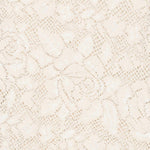 Top con motivo floreale e pizzo in bianco Comme des garcons - donna 