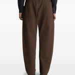 Denim carrot con tasche in marrone Lemaire - uomo 