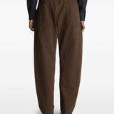 Denim carrot con tasche in marrone Lemaire - uomo 