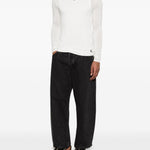 T-shirt a maniche  lunghe Doria in bianco Carrer - uomo 