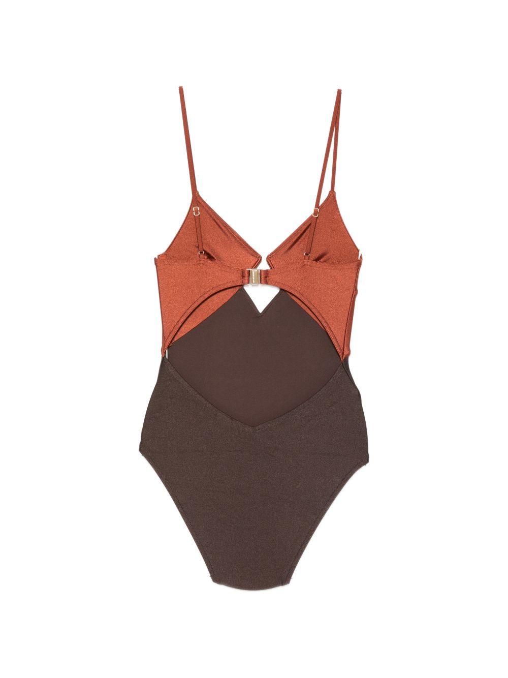 Costume da bagno Aster con cut-out multicolore 