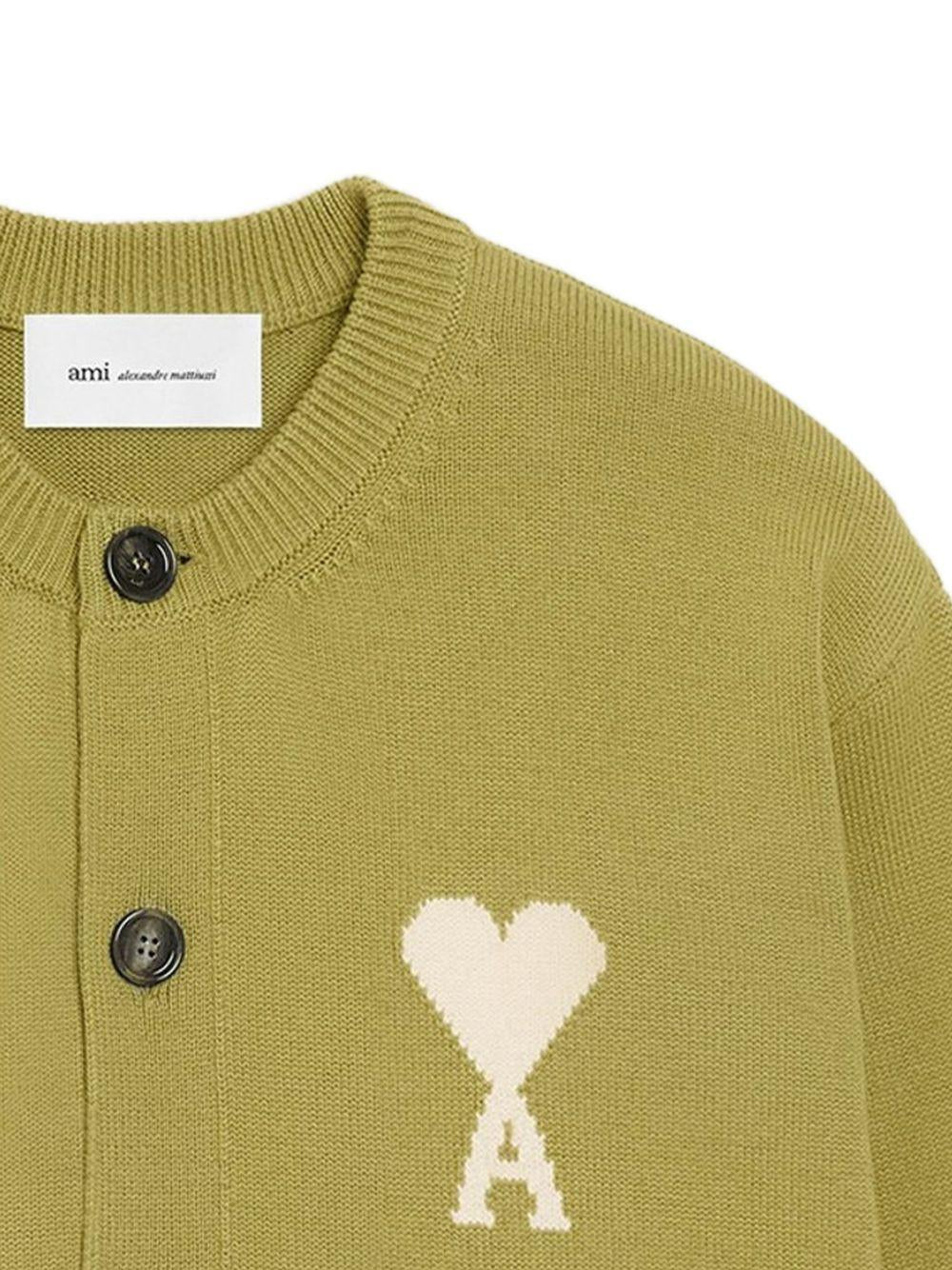 Cardigan con logo Ami de coeur AMI Paris - donna 
