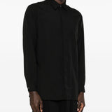 Camicia oversize in nero Lardini - uomo 