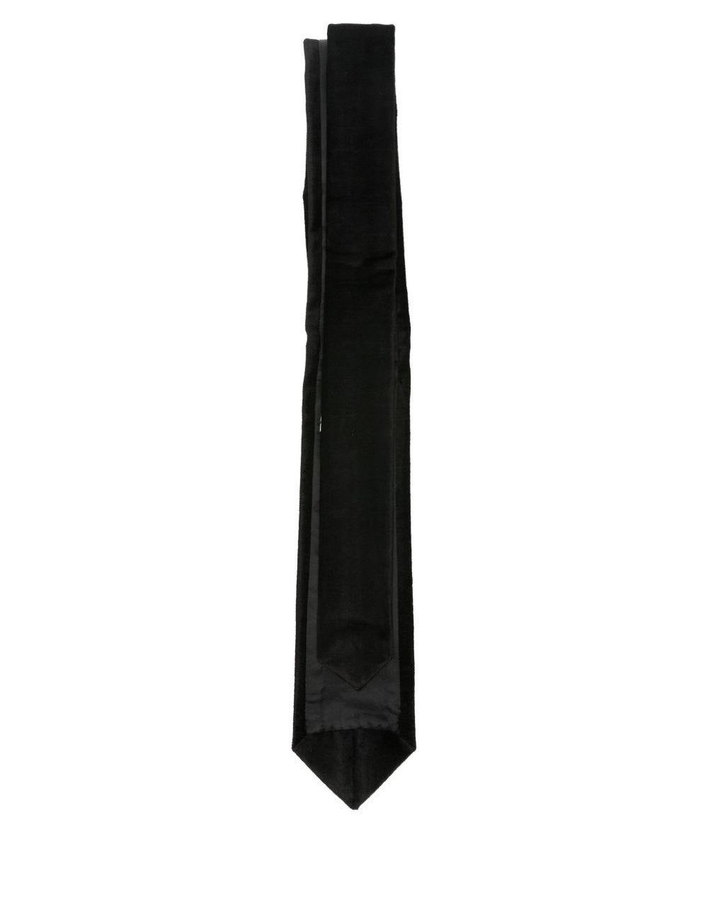 Cravatta in velluto in nero Forte forte - donna 