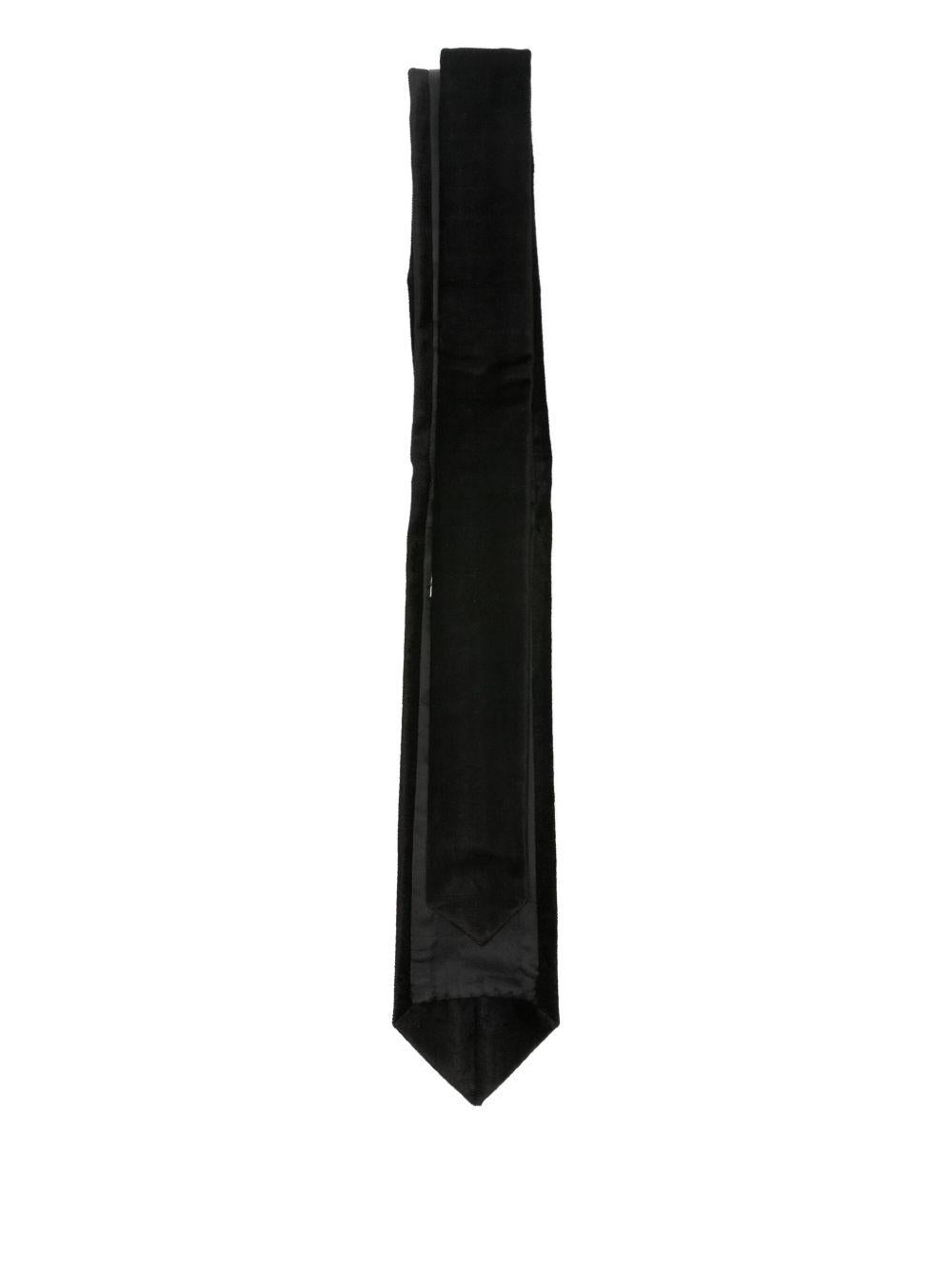 Cravatta in velluto in nero Forte forte - donna 