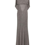 Abito lungo Jeanne con scollo posteriore in grigio The new arrivals ilkyaz ozel - donna 