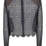 Top con decorazione in nero Self-portrait - donna 
