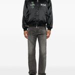 Giacca con ricamo in nero Represent - uomo 