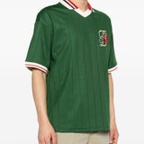 T-shirt D Hibiscus in verde Drole de monsieur - uomo 
