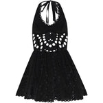 Abito corto sandlight in nero charo ruiz - donna 