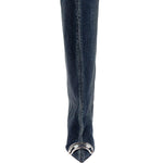 Stivali in denim D-Venus in blu Diesel - donna 