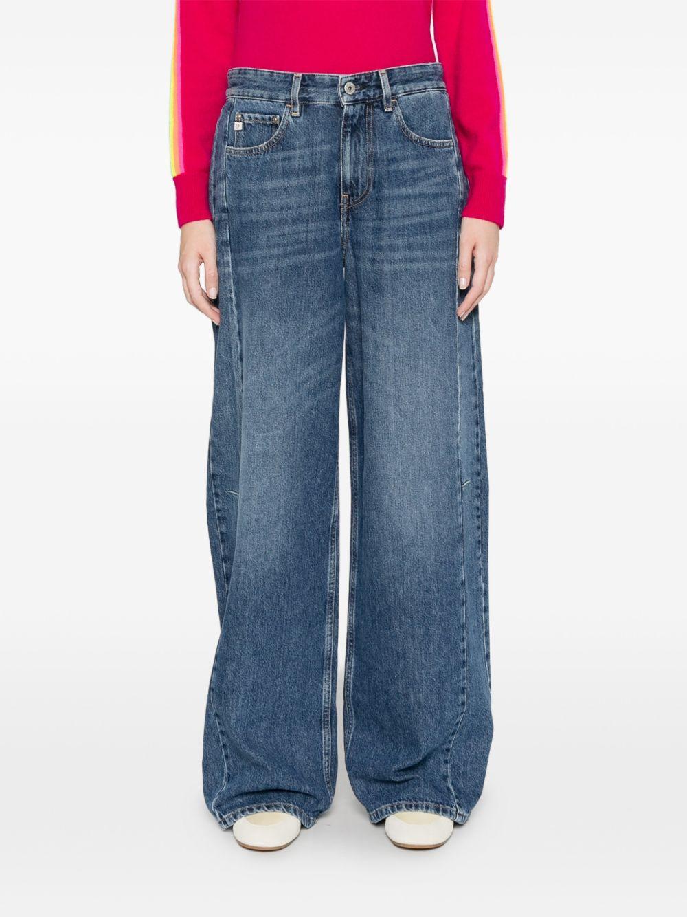 Jeans jesolo con passanti per cintura in blu Ag jeans - donna 
