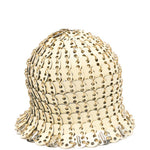 Cappello in maglia metallica autres in oro Rabanne - donna 