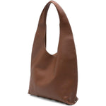 Borsa a spalla pelle marrone 