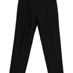 Pantaloni slim in lana e seta in neo Toteme - donna 