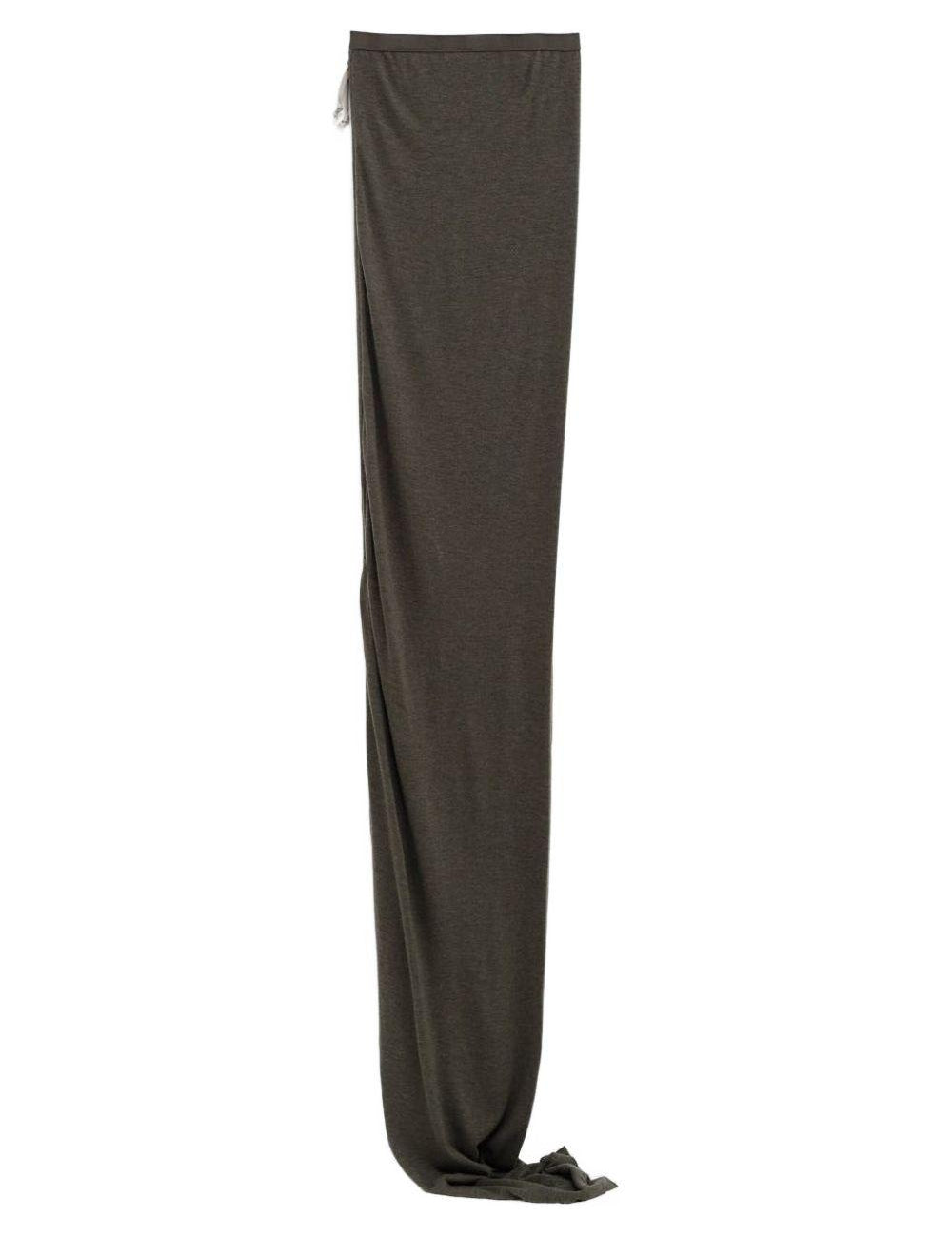 Gonna maxi edfu in verde Rick owens - donna 