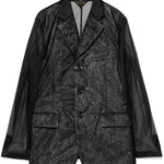 Blazer in chiffon in nero Comme Des Garçons Comme Des Garçons - donna 