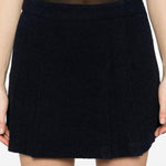 Minigonna plissé in blu Thelaurent - donna 
