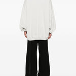Felpa hun in bianco Rick owens drkshdw - uomo 