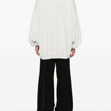 Felpa hun in bianco Rick owens drkshdw - uomo 