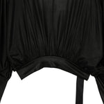 Top a maniche lunghe con cappuccio in nero Rick owens drkshdw - donna 