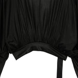 Top a maniche lunghe con cappuccio in nero Rick owens drkshdw - donna 
