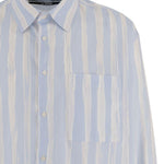 Camicia Camargue in azzurro e grigio chiaro Jacquemus - uomo 