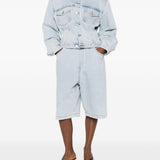 Pantaloncini elasticizzati con tasca Spar in blu Entire studios - unisex 