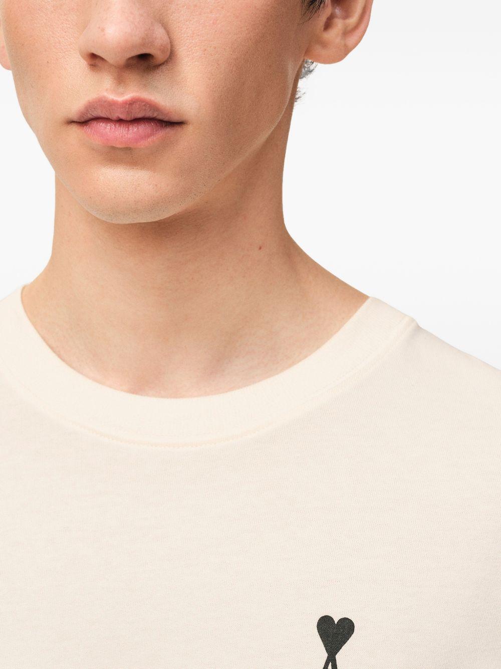 T-shirt Grafica Place Des Victoires in bianco Ami paris - uomo 